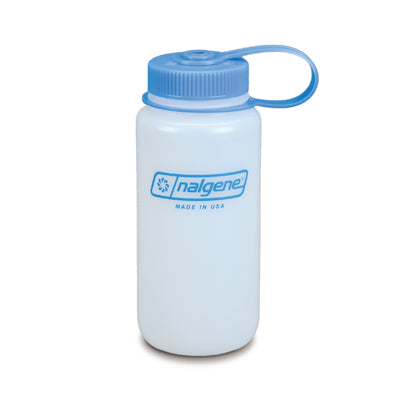Nalgene HDPE WM Ultralite Water Bottle, White, 0.5 L