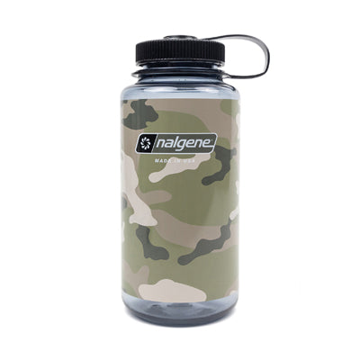 Nalgene WM Sustain Water Bottle 0.5L Camo Flag