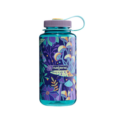 Nalgene WM Sustain Water Bottle 1L, Botanical Mushrooms