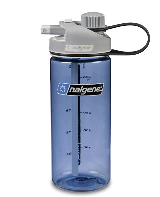 Nalgene Multi Drink Sustain Water Bottle, 0.6L, Blue