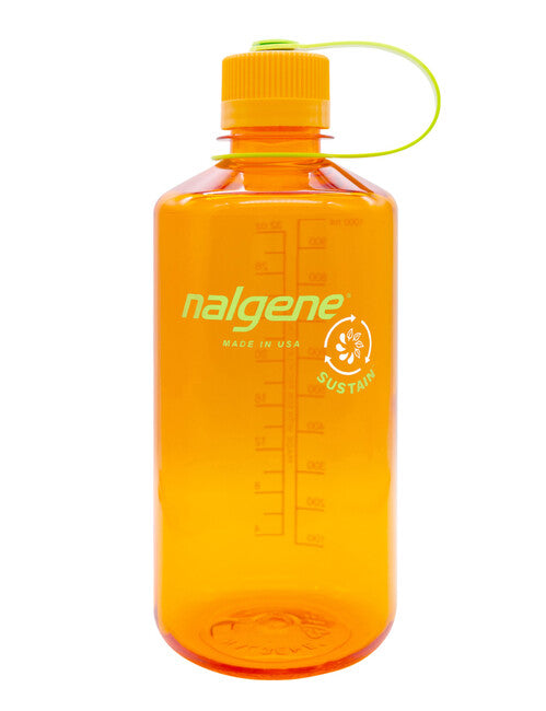 Nalgene NM Sustain Water Bottle 1L, Clementine