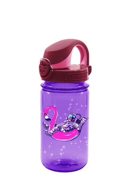 Nalgene OTF Kids Sustain Water Bottle 0.35L, Purple Astronaut