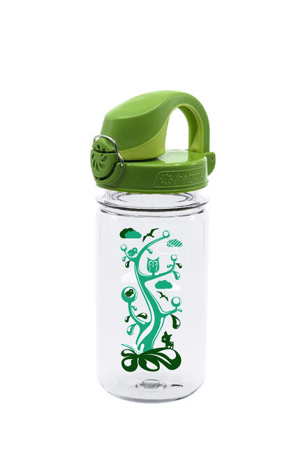 Nalgene OTF Kids Sustain Water Bottle 0.35L Clear Forest