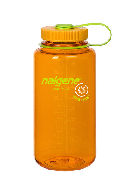 Nalgene WM Sustain Water Bottle 1L, Clementine