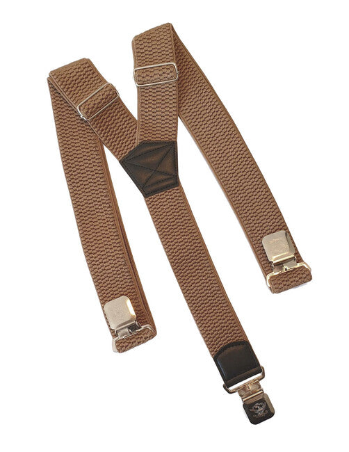 O&T Trouser Straps Natur Clip Bib Pants, Coyote