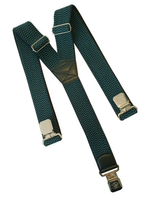 O&T Trouser Straps Natur Clip Bib Pants, Blue-Green