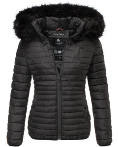 Navahoo ARANA women's winter hooded jacket, black