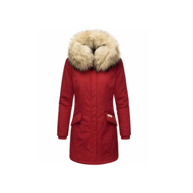 Navahoo Cristal Women's Winter Jacket with Hood and Fur