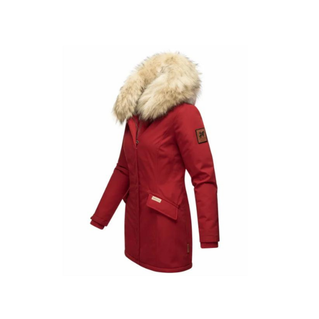 Navahoo Cristal Women's Winter Jacket with Hood and Fur