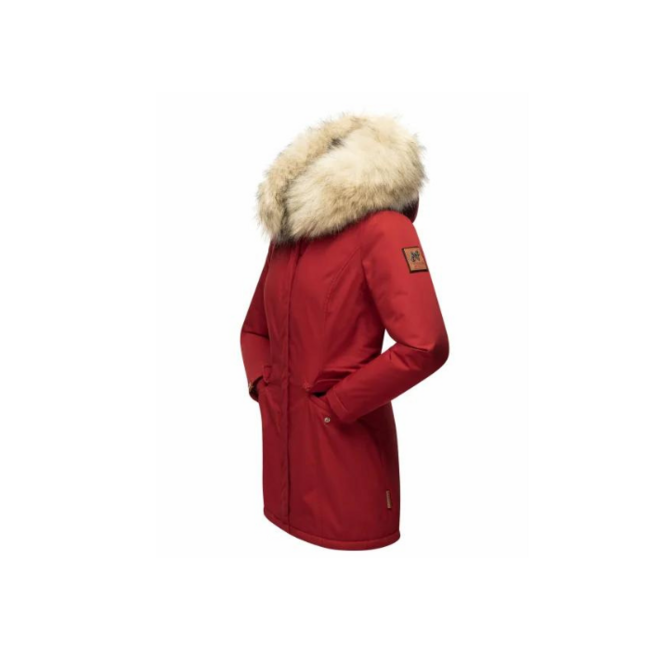 Navahoo Cristal Women's Winter Jacket with Hood and Fur