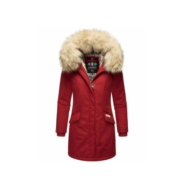 Navahoo Cristal Women's Winter Jacket with Hood and Fur