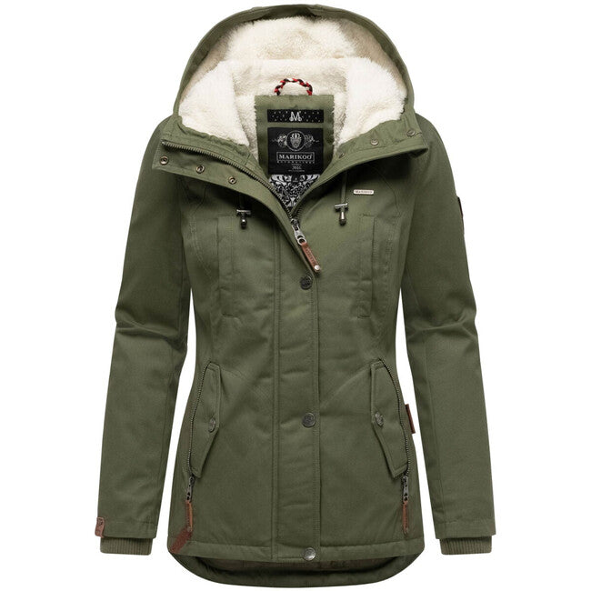 Marikoo Bikoo Women's Winter Jacket with Hood