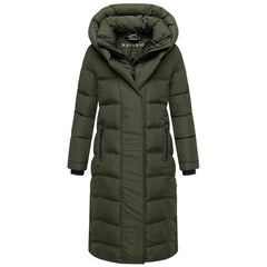 Navahoo Women's Winter Jacket ENGELSFEDER XIV, Dark Olive