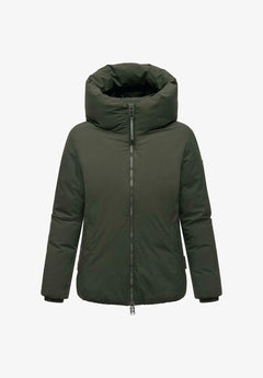 Navahoo Blutenlicht women's winter jacket 14, dark olive