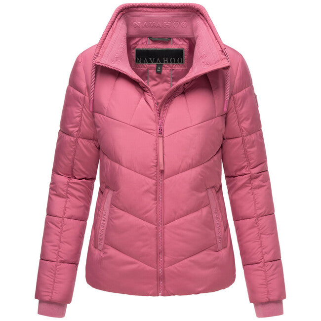 Navahoo Women's Winter Jacket Liebesfee, Berry Rouge