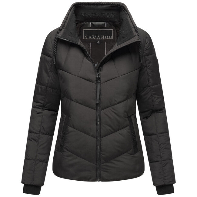 Navahoo Women's Winter Jacket Liebesfee, Black