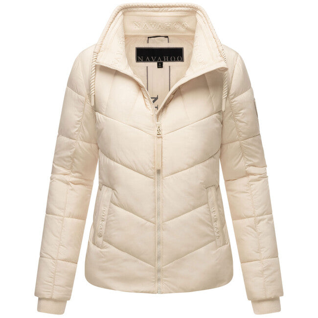 Navahoo Women's Winter Jacket Liebesfee, Cream