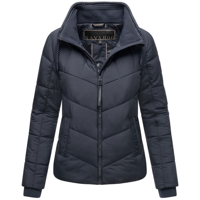 Navahoo Women's Winter Jacket Liebesfee, Navy Blue