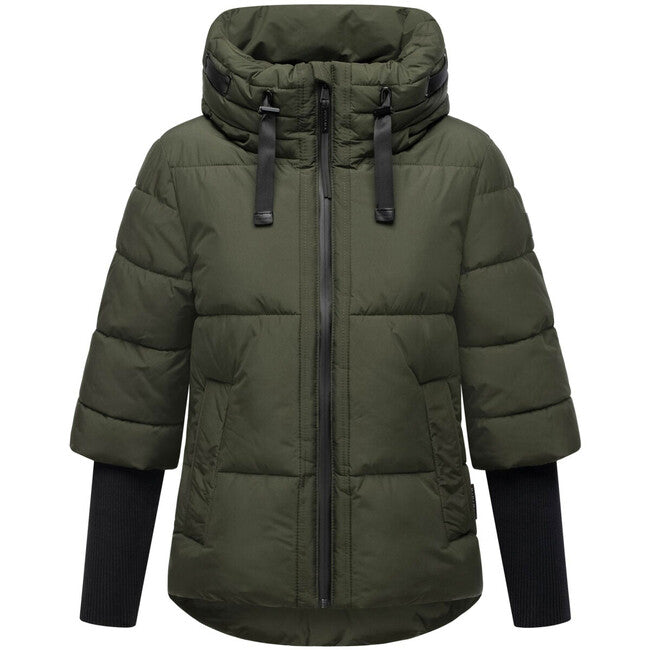 Navahoo Women's Winter Jacket LOTUSHERZ XIV, Dark Olive