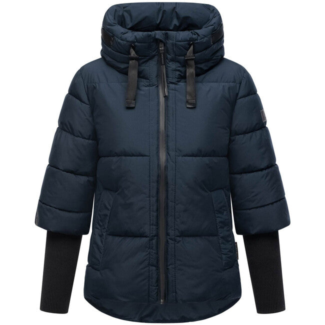 Navahoo Women's Winter Jacket LOTUSHERZ XIV, Navy Blue
