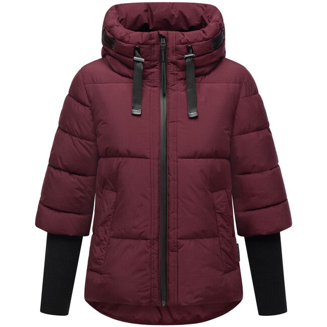 Navahoo Women's Winter Jacket LOTUSHERZ XIV, Wine