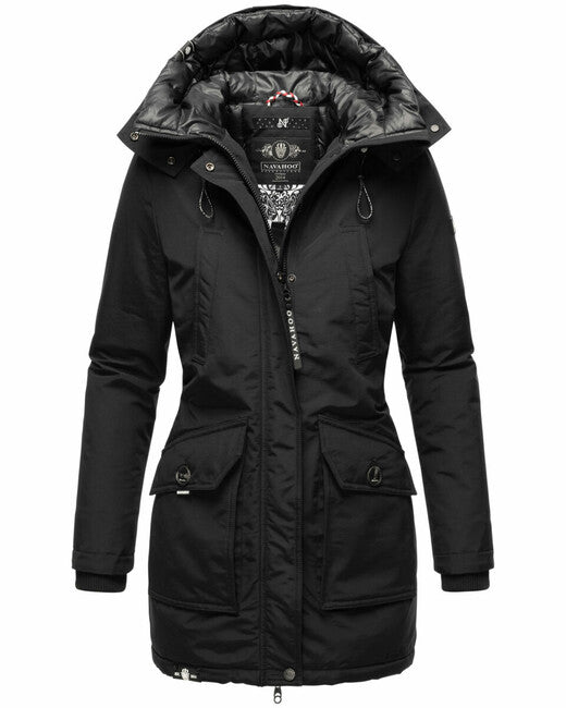 Navahoo Women's Winter Jacket Blizzardstorm, Black
