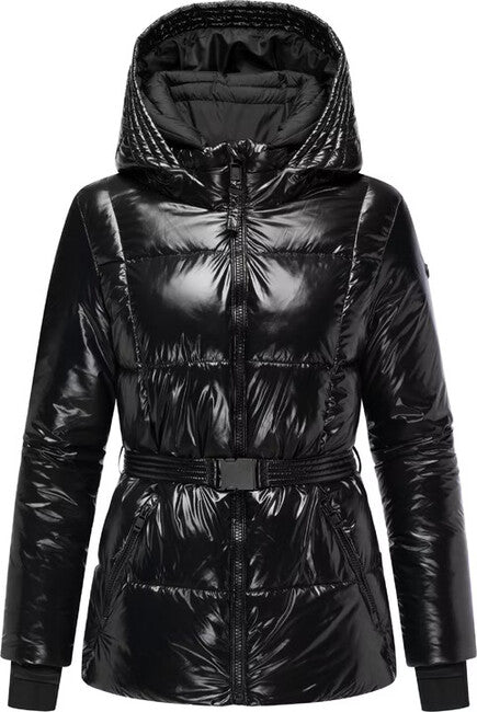 Navahoo Women's Winter Jacket with Hood EISGLANZ, Black