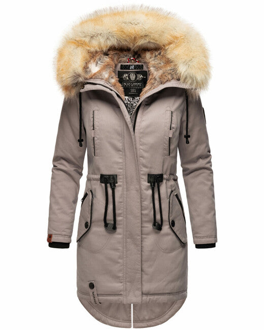 Navahoo Women's Winter Jacket Bombii with Fur