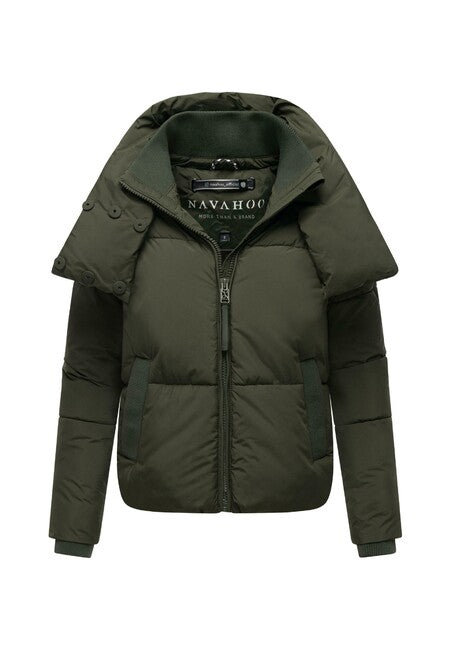 Navahoo Women's Winter Jacket Traumelfe 14, Dark Olive