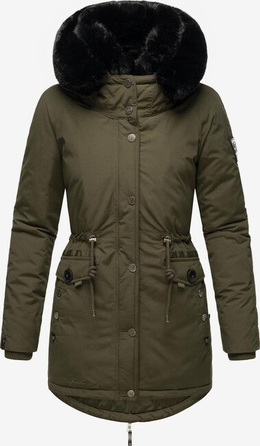 Navahoo Women's Winter Parka Sweety Deluxe, Dark Olive