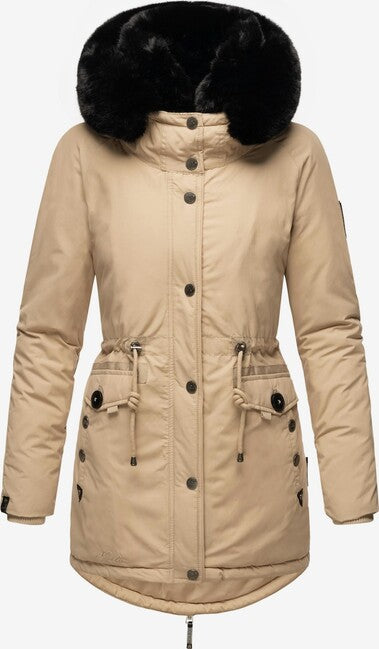 Navahoo Women's Winter Parka Sweety Deluxe, Taupe