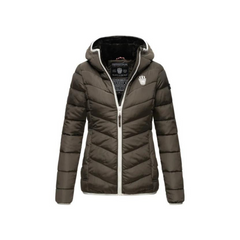 Navahoo ELVA women's winter jacket with hood, Anthracite
