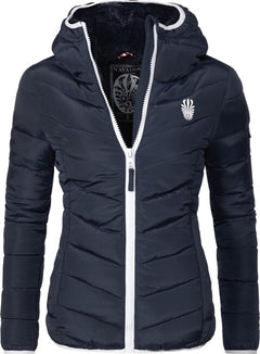 Navahoo ELVA women's winter hooded jacket, Navy