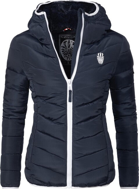 Navahoo ELVA women's winter hooded jacket, Navy