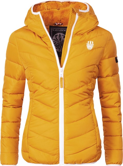 Navahoo ELVA women's winter hooded jacket, yellow