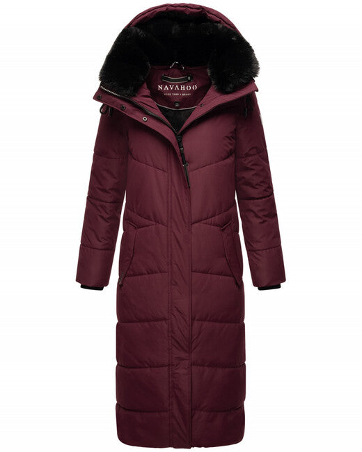 Navahoo HINGUCKER Women's Winter Jacket with Hood, Wine