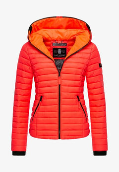 Navahoo Kimuk ženska prehodna jakna s kapuco, Neon coral