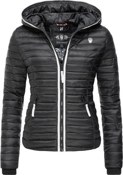 Navahoo Kimuk Princess women's transitional jacket with hood, black