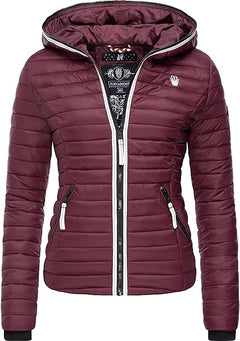 Navahoo Kimuk Princess women's transitional hooded jacket, wine