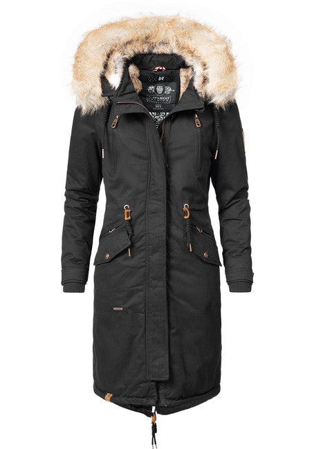Navahoo KIN-JOO Women's Winter Jacket with Hood and Fur