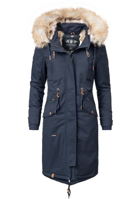 Navahoo KIN-JOO Women's Winter Jacket with Hood and Fur