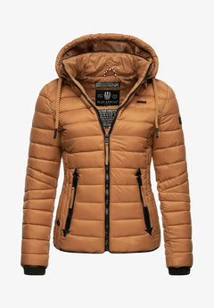 Navahoo Lulana ženska prehodna jakna s kapuco, Caramel brown
