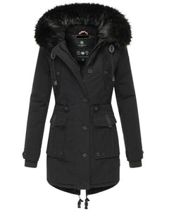 Navahoo Luluna women's winter hooded jacket, black