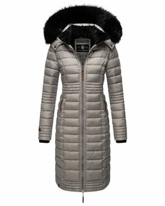 Navahoo UMAY women's quilted coat, Zinc grey