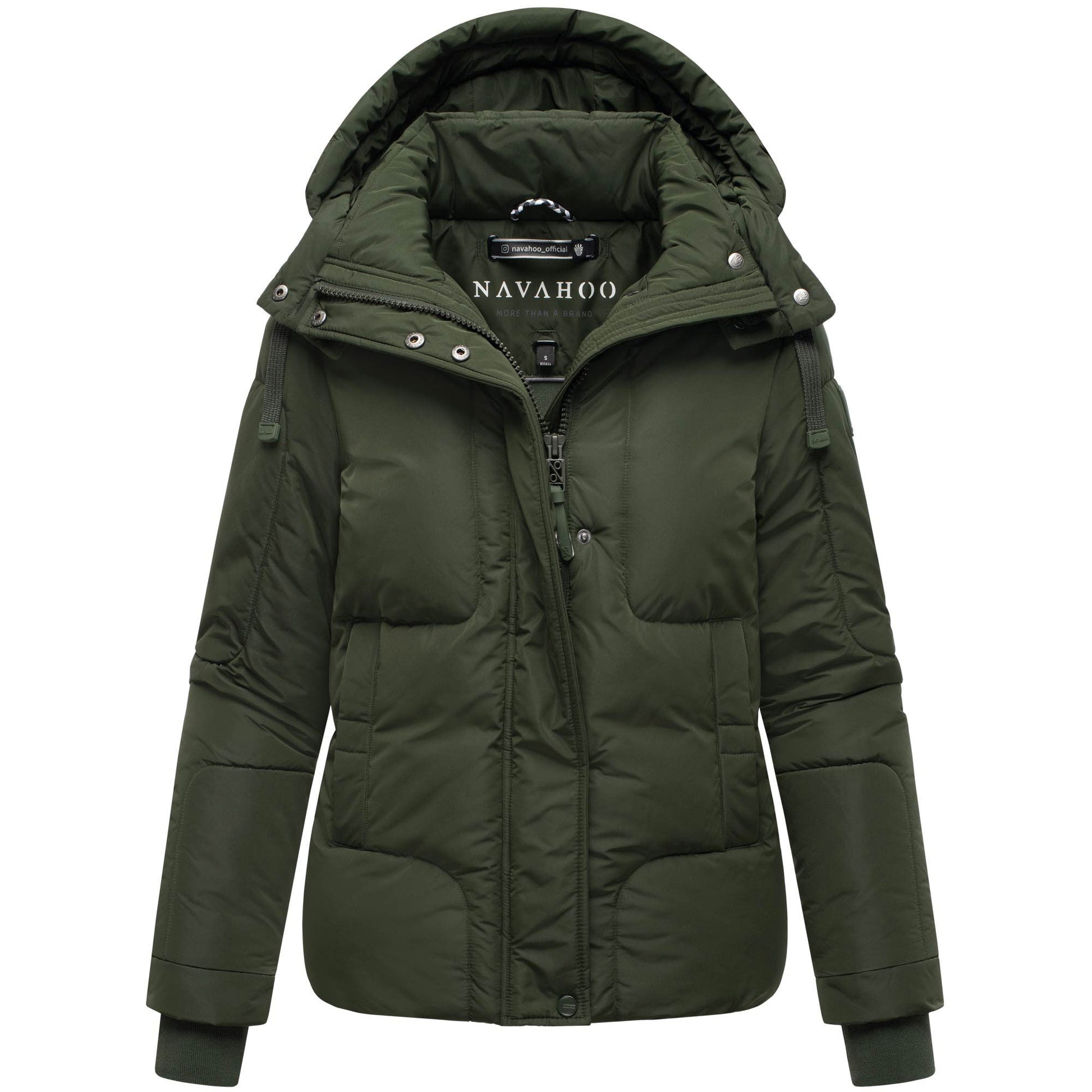 Navahoo Zauberlicht 14 dámska prešívaná bunda, dark olive