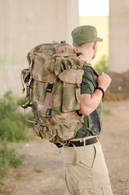 MFH BW Waterproof Backpack HDT-camo FG 65L