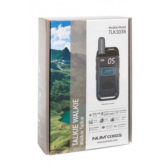 Numaxes Walkie Talkie TLK1038, Black
