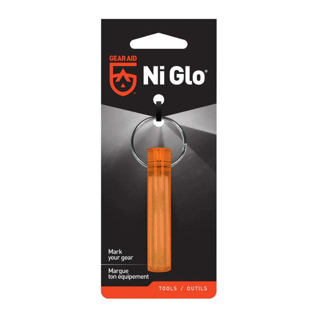Ni-Glo Glow Marker Keychain, Orange