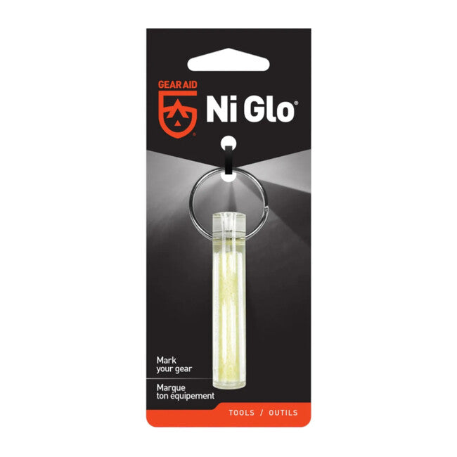 Ni-Glo Glow Marker Keychain, Transparent