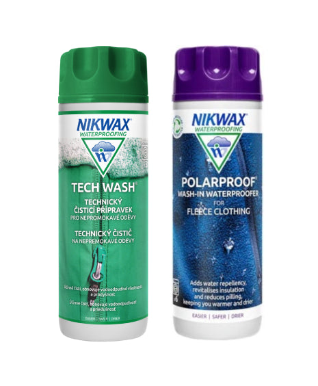 Nikwax 2 ks sada prípravkov Twin Tech Wash / Polar Proof 300ml